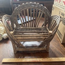 handmade willow twig chairs for sale  Cobb