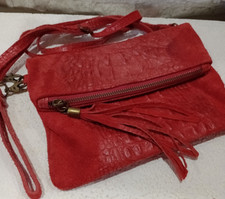Borse pelle red for sale  ST. NEOTS