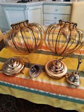 Coppia lampadari vintage usato  Rosa