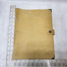 Fichário de camurça 3 furos bronzeado portfólio diário snaps caderno álbum de fotos poemas de arte comprar usado  Enviando para Brazil
