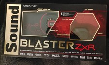 Placa de som Creative Labs Sound Blaster ZXR PCIe para jogos audiófilo comprar usado Placa de som Creative Labs Sound Blaster ZXR PCIe para jogos audiófilo comprar usado  Enviando para Brazil