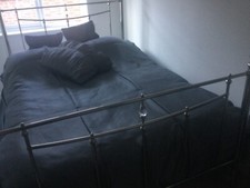 Double bed silver for sale  SWAFFHAM