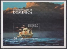F-EX57701 DOMINICA MNH 1984 DISCOVERY COLUMBUS NAVIO SANTA MARIA BARCO. comprar usado  Enviando para Brazil