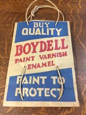 Bolsa de papel vintage Boydell pintura e verniz um galão alça de fio publicidade comprar usado  Enviando para Brazil