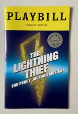 The Lightning Thief: The Percy Jackson musical noite de abertura playbill com adesivo comprar usado  Enviando para Brazil