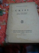 Libro "Crisi" di Francesco GIANNINI, 1933, usado comprar usado  Enviando para Brazil