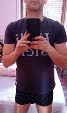 Shirt uomo blu usato  Gaeta
