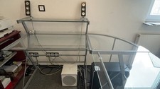 Eckschreibtisch glasplatten 15 gebraucht kaufen  Ludwigsburg