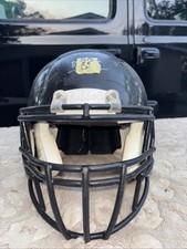Usado, Capacete de futebol Riddell Speed grande (preto com máscara facial preta) comprar usado  Enviando para Brazil
