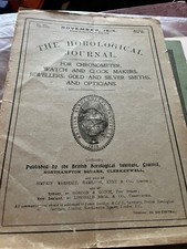 Horological journal november for sale  GAINSBOROUGH