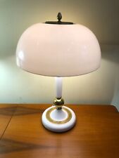 Usado, Abajur de mesa vintage branco plástico cogumelo designer meados do século lâmpada luz noturna comprar usado  Enviando para Brazil