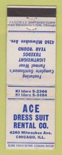 Capa Matchbook - Ace Dress Suit Rental Chicago IL WEAR comprar usado  Enviando para Brazil