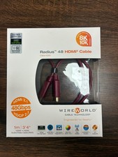 Wireworld radius hdmi for sale  TETBURY