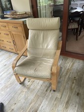 Ikea poang leather for sale  HIGH WYCOMBE