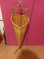 Portaombrelli vintage vimini usato  Antrodoco