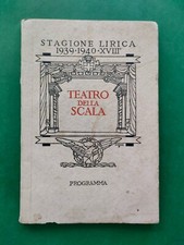 Programma del teatro usato  Arezzo