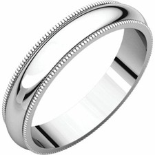 4mm solid platinum for sale  New York