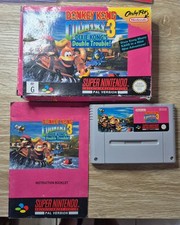 Nintendo SNES Donkey Kong Country 3 Dixie Kongs Double Trouble. Na caixa com comprar usado  Enviando para Brazil