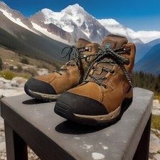 Usado, Botas de caminhada femininas ARIAT couro impermeável horizonte tamanho médio 8B marrom comprar usado  Enviando para Brazil