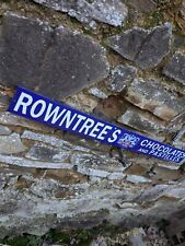 Rowntrees chocolate enamel for sale  ASHBOURNE