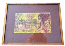 Tableau lithographie jean d'occasion  Mer