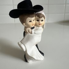 Blusa de bolo casal cowboy casamento ocidental, chapéu de cowboy preto  comprar usado  Enviando para Brazil