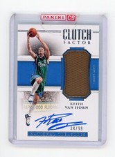 2018-19 National Treasures KEITH VAN HORN adesivo fator de embreagem autografado #d 34/99 comprar usado  Enviando para Brazil