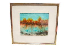 Tableau aquarelle signée d'occasion  Amiens-