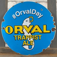 Orval enamel sign d'occasion  Expédié en Belgium