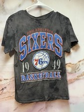Usado, Camiseta Vintage Cinza Escuro 76ers Manga Curta comprar usado  Enviando para Brazil