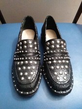 Sapatos Schutz Feminino 6 Mocassins Plataforma Christie Studs Couro Preto Lug Robusto comprar usado  Enviando para Brazil