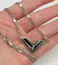 Kette collier silber gebraucht kaufen  Hamburg