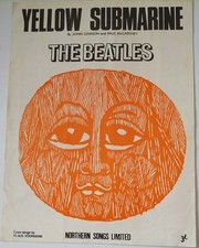 yellow Submarine, Beatles, original sheet music  (F11)  comprar usado yellow Submarine, Beatles, original sheet music  (F11)  comprar usado  Enviando para Brazil