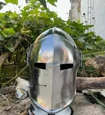 Elmetto barbute medievale usato  Spedire a Italy