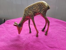 Solid brass deer for sale  FORTROSE