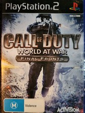 Call of Duty World At War Final Fronts Playstation 2, manual na caixa, sem arranhões! comprar usado  Enviando para Brazil