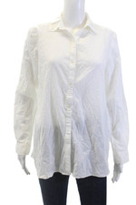 Camisa Calypso Saint Barth Feminina Algodão Manga Longa Abotoada Branca Tamanho XS comprar usado  Enviando para Brazil