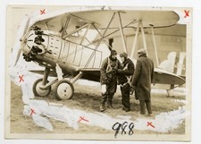 Foto vintage 1928 Curtiss XF8-C2 teste de avião para a Marinha, piloto James Collins comprar usado  Enviando para Brazil