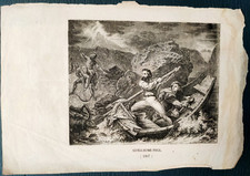 Gravure ancienne xixème d'occasion  Saint-Christophe-du-Ligneron