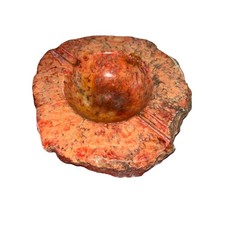 Posacenere alabastro arancione usato  Novara