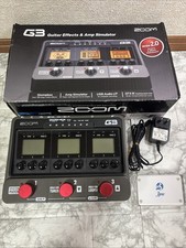 Simulador amplificador multi-efeito guitarra ZOOM G3 usado com adaptador CA do Japão comprar usado  Enviando para Brazil
