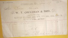 1899 coulehan bro. for sale  Petersburg