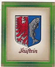 BLASON WAPPEN COAT OF ARMS KOSTRZYN NAD ODRĄ KÜSTRIN LUBUSZ LEBUS IMAGE CARD na sprzedaż  Wysyłka do Poland
