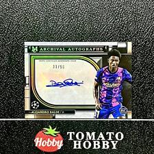 Usado, TOPPS MUSEUM UEFA 2021-22 ALEJANDRO BALDE /50 ARQUIVO REFRATOR AUTOMÁTICO OURO comprar usado  Enviando para Brazil