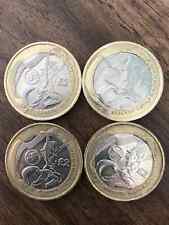2002 JOGOS DA COMUNIDADE CONJUNTO COMPLETO £2 MOEDAS INGLATERRA, IRLANDA, ESCÓCIA, GALES comprar usado  Enviando para Brazil