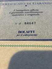 Scritta capovolta bolaffi usato  Modena