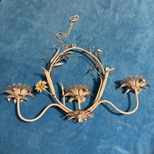 Candelabro estilo italiano vintage pendurado 3 castiçais luz swag comprar usado  Enviando para Brazil