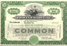 Stock certificate food d'occasion  Expédié en Belgium