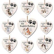 Wooden heart plaque for sale  MANSFIELD
