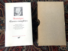 Pléiade montaigne oeuvres d'occasion  La Rochelle